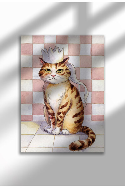 21mxm Imprimeu pe pânză amuzant cu tematică de baie – Poster amuzant cu animale, artă murală pentru toaletă, decor digital fantezist