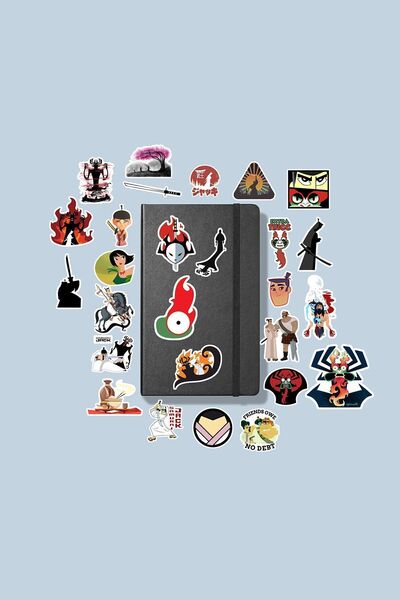 Major Selection Samurai Jack Sticker Pack /Bullet Journal Notebook Sticker Agenda Laptop Sticker