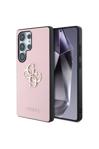 Guess Husă de telefon pentru Samsung Galaxy S25 Ultra, K50, -Piele, Roz