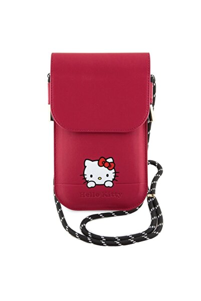 Hello Kitty Crossbody Bag, Z35, Leather, Pink