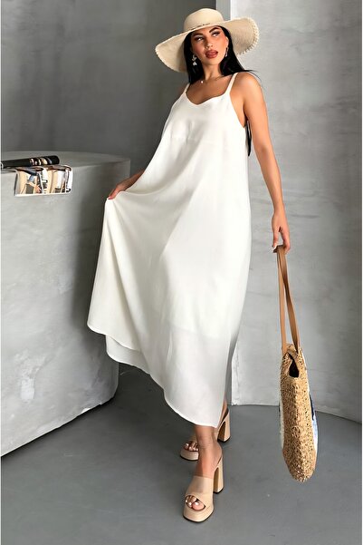 Noa Noa Flam Linen Dress with Strap