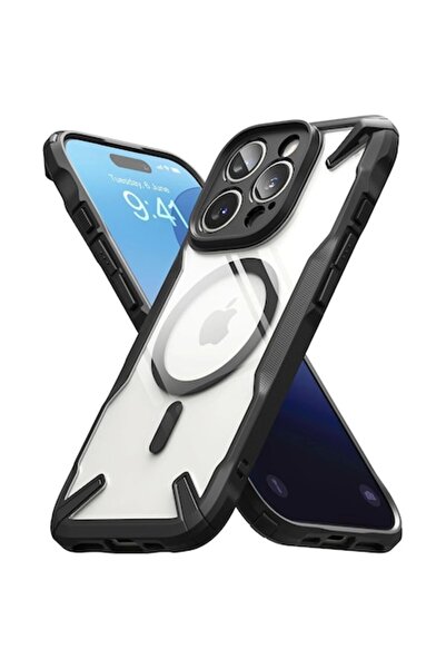 Velo Carcasă compatibilă cu iPhone 16 Pro (Stil Avansat P704) - Negru intens