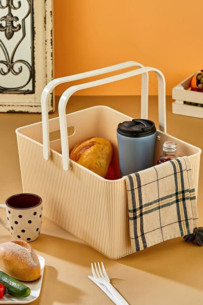 Genel Markalar 5 PARÇA BEJ TAŞINABİLİR 17 LT. PİKNİK SEPETİ