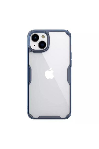 OEM High Protection Case for iPhone 15, Ergonomic, B623, Thermoresistant Plastic, Blue