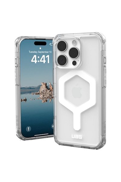 UAG Protective Case for iPhone 16 Pro, C23, Polycarbonate, Ice White