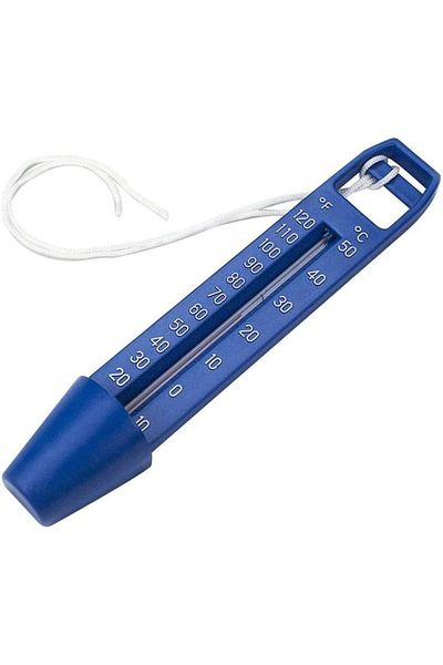 CLICK Termometru pentru piscină 17 x 4,5 cm albastru