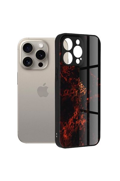 OEM Protective Case for iPhone 15 Pro Max, UltraX, Glaze Series, G747, Lexgard, Red Nebula