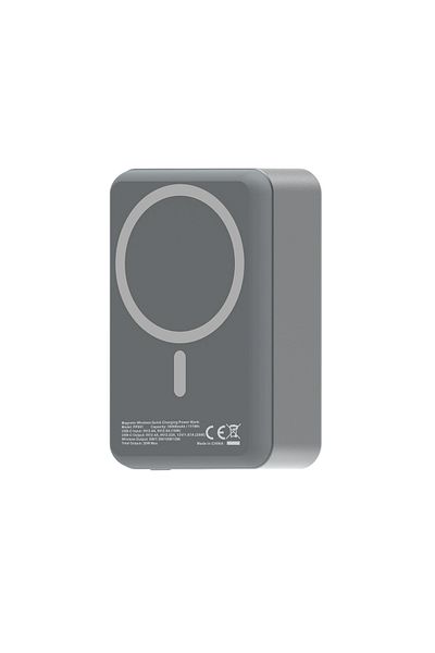 Powerology Pd20W Magsafe Wireless Power Bank 30000Mah - Dark Grey