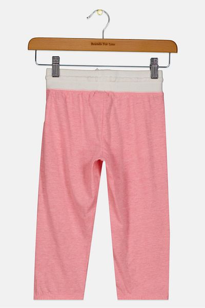 Nike Kids Girl Drawstring Brand Logo Outdoor Track Pants, Pink