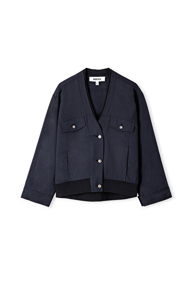 İpekyol Fabric Mix Bomber Jacket