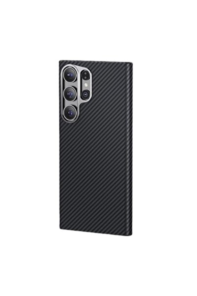 AXIO Husa pentru Samsung Galaxy S24 Ultra, J9, Fibra de Kevlar, Black