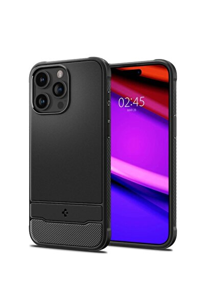 OEM Protective Case Compatible with iPhone 15 Pro Max, Rugged Armor MagSafe, H137, PU, Black