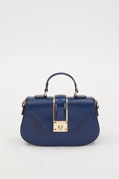 Levidor Geantă de umăr pentru femei Camel bleumarin 930214