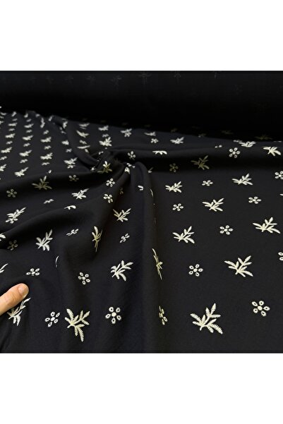 Yaren Ülker %100 Pamuk Müslin Kumaş Nakış ve Fisto Baskılı Çift En