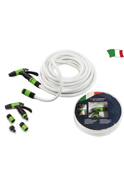 GFN Kit Spalare Barci - Furtun 15m, Pistol si Racorduri