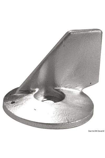 OSCULATI Anod Aripa Aluminiu, Zinc, Magneziu pentru Motoare 40-70 CP Patru Timpi
