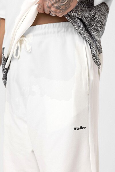 VAMOSCLO Φόρμα oversized τεμαχίων με έθνικ σχέδιο εκρού