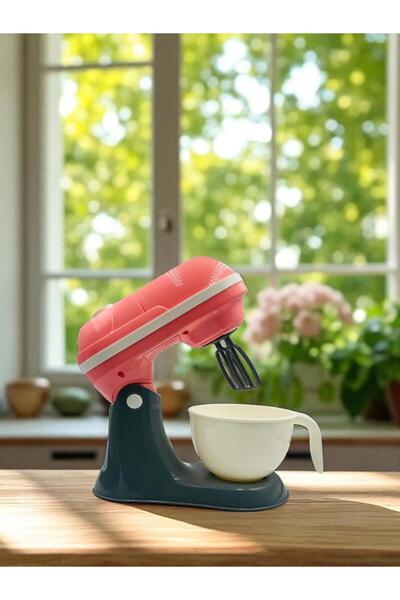 BYCEGU 00706 KUTULU IŞIKLI VE PİLLİ OYUNCAK GERÇEKÇİ BÜYÜK MİKSER