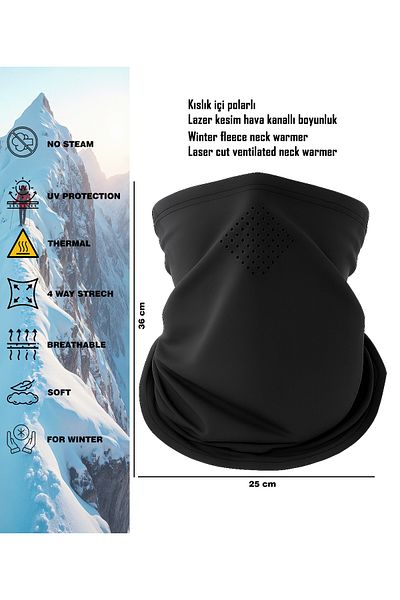 Wear Tight Thermal Neck Brace (Buff) – for Motorcycle, Cycling and Outdoor