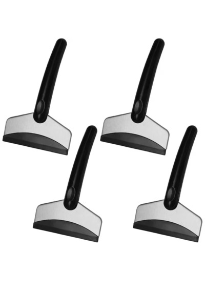 OEM Set of 4 Teegxddy squeegees, 11 x 18.5 cm, rubber, black, gray