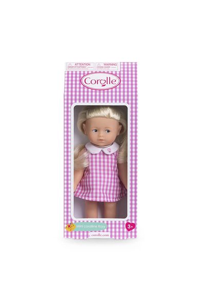 COROLLE LTC MINI COROLLINE DOLL ROSY PINK DRESS 20CM