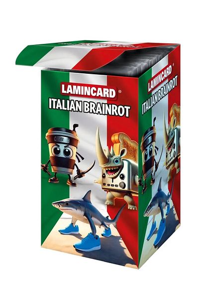 As Playing cards, Italian Brainrot, collector's envelope with 5 cards, LAMINCARD