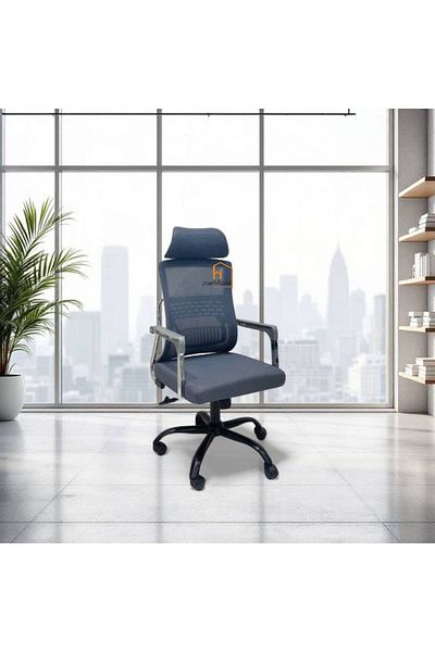 Al Saada Home Office Swivel Chair 126×68×58 - Gray