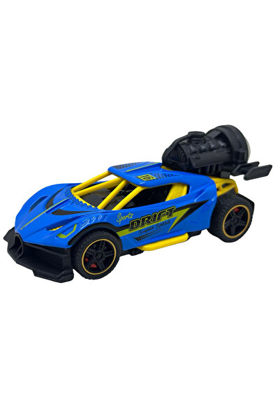 JPT Macheta de curse cu fum metal si plastic, sunet, lumina, resort