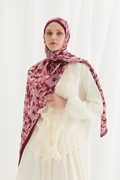 cs camellia scarf Şal Olivia Kraş - Cireş