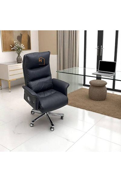 Al Saada Home Limited Quantity Office Swivel Chair 127×77×73 - Black