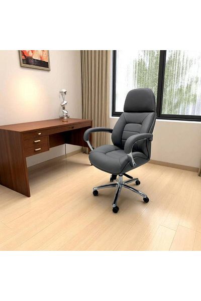 Al Saada Home Swivel Office Chair 133×75×75 - Grey