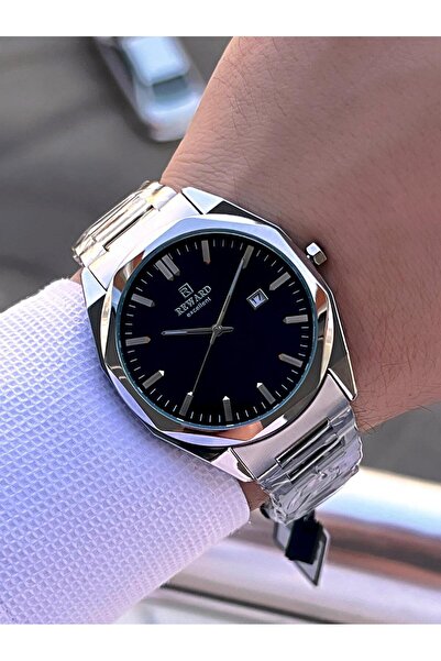 Reward Steel Cord Calendar Featured 5 Atm Water Resistant Men's Wrist Watch Vs.Blkt.0521