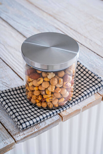 ACAR PureLine Metal Kapaklı Cam Kavanoz - 10 cm