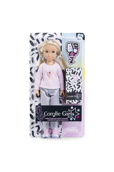 COROLLE SURPRISE SHOPPING SET VALENTINE DOLL 28CM