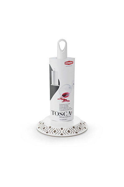 Stefanplast حامل مناديل مطبخ توسكا بتصميم عملي وقاعدة عريضة وخالي من مادة BPA