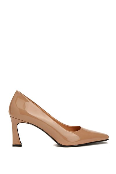 George Hogg Nude Leather Stiletto