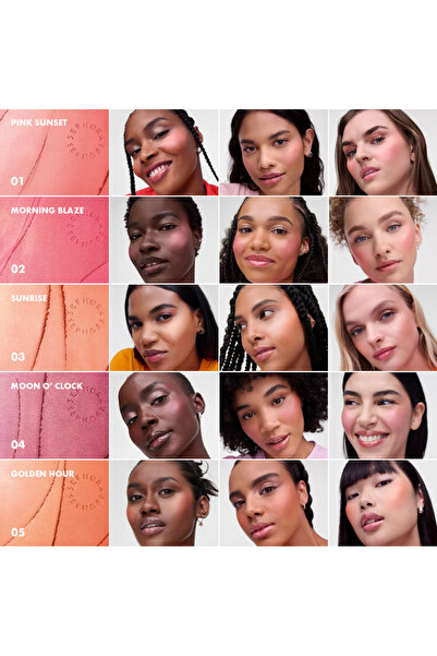 SEPHORA Colorful Blush Gaze - Işıltılı Allık, Pigmentli ve Işıltılı Görünüm, Kalıcı, Ultra Aydınlık