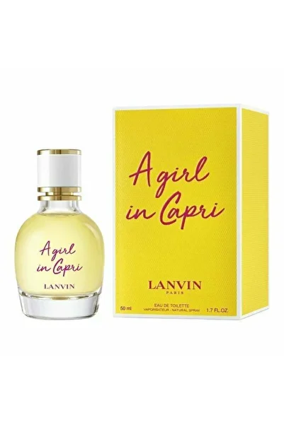 Lanvin A Girl In Capri, Apa de toaleta, Femei, Apa de toaleta, 50 ml