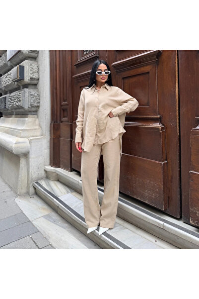 HOPEFUL DESİGN Hopeful Design Muslin Shirt and Pants Set