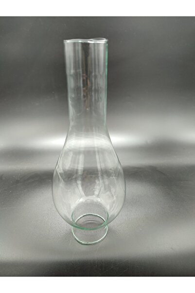 KUĞULU (15.NUMARA) BÜYÜK GAZ LAMBASI CAMI.TAM ŞEFFAF RENKTE (Yuva çapı:5.00cm-h:23.50cm)
