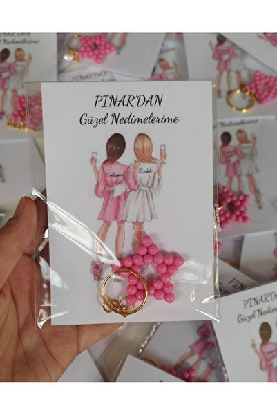 cenka ميدالية مفاتيح على شكل نجمة هدية للعروس، هدية لحفلات العزوبية، وعد، وخط...