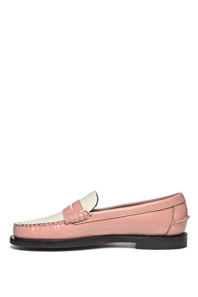 Sebago Classic Dan Pigment Pembe Beyaz Kadın Deri Loafer