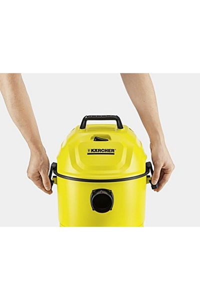 Karcher WD 1 Canister Vacuum Cleaner, Yellow