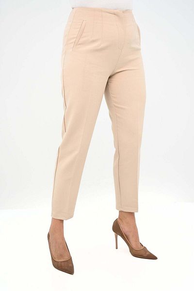 Bigsize Women's plus size trousers 6302-24 - Cream, 52