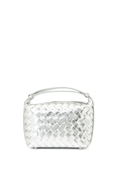 Bottega Veneta Wallace Silver Kadın Deri Çanta