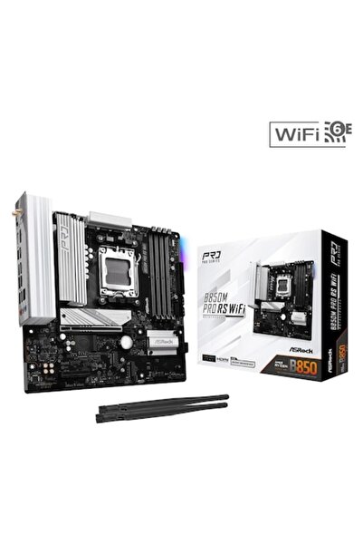 ASROCK B850M PRO RS WIFI, AM5, 4xDDR5, 256GB, Micro-ATX, RGB