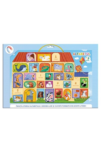 Dodo Magnetic Drawing Board with Alphabet in Romanian Language