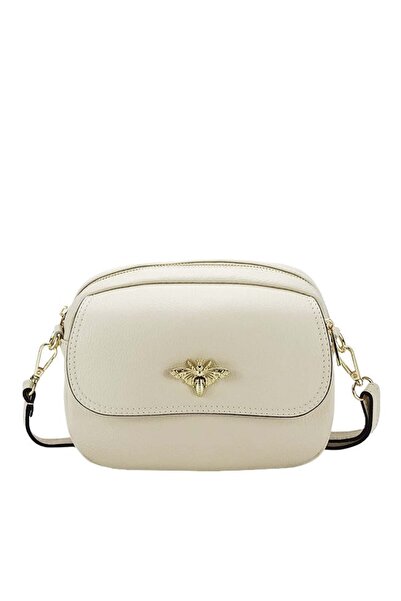 SOFILINE Μικρή κρεμ τσάντα από γνήσιο δέρμα 1530 120