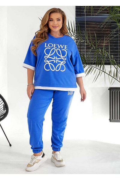 Bigsize Trening dama marimi mari 8192 - Albastru, XL