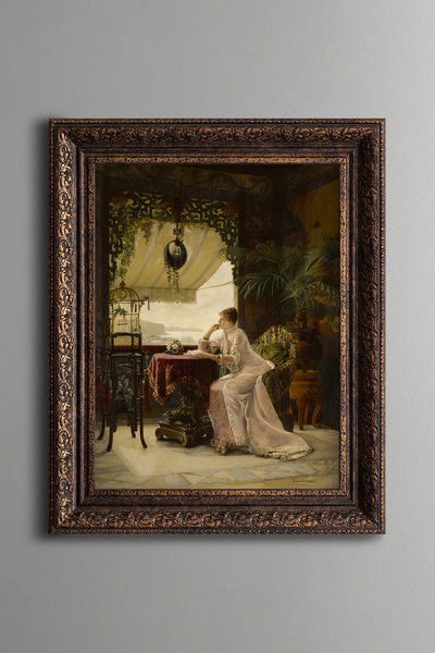 epiqart Hayal Kurmak - Vintage Desenli Çerçeve